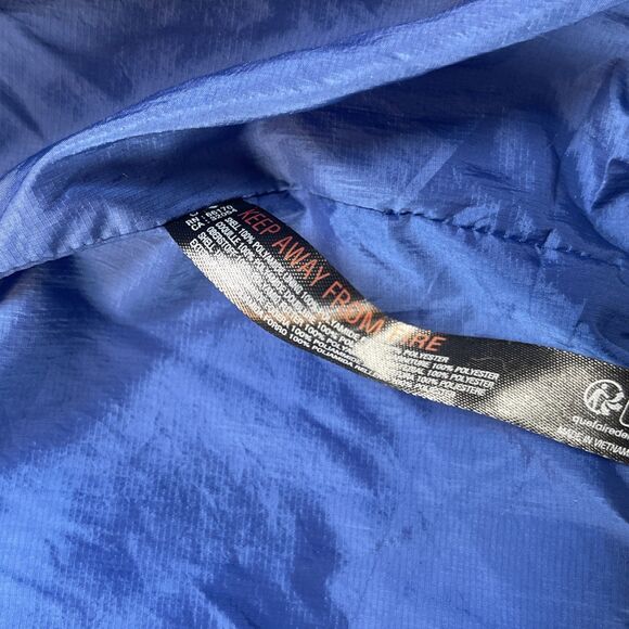 FP Movement Free People Womens Size Large In A Bubble Puffer Vest Blue NEW - Picture 7 of 15